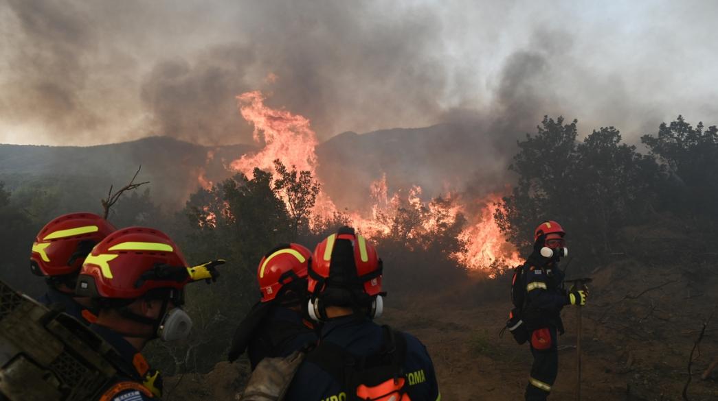 Πυρκαγιά σε δασική έκταση στον Τσαμαντά Θεσπρωτίας
