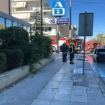 Πυρκαγιά σε Ι.Χ όχημα επί της λεωφόρου Μεσογείων στην Αγία Παρασκευή